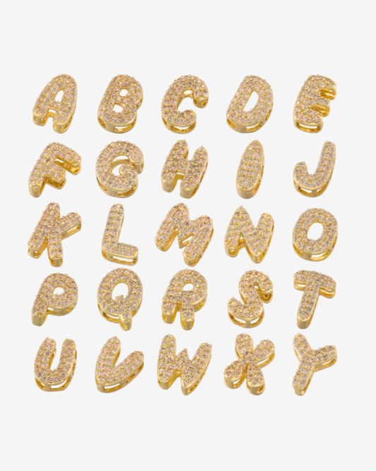 Bracelet lettre perles