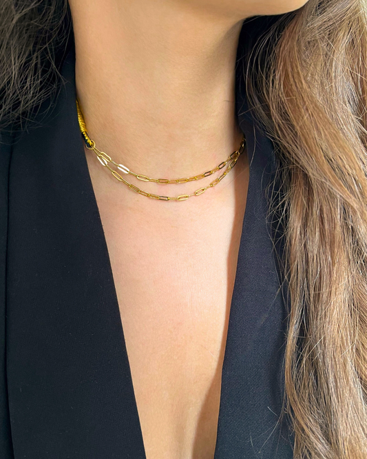 Collier cordon Noor 3 en 1