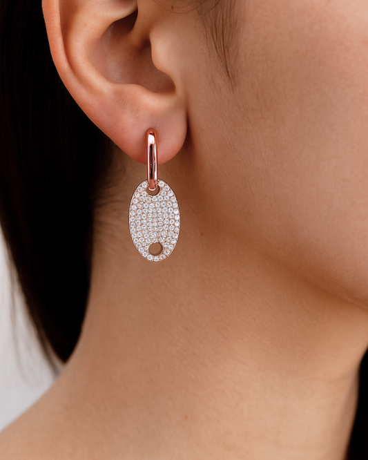 Boucles d'oreilles Ovale