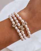 Bracelet lettre perles