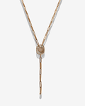 Collier Y doré