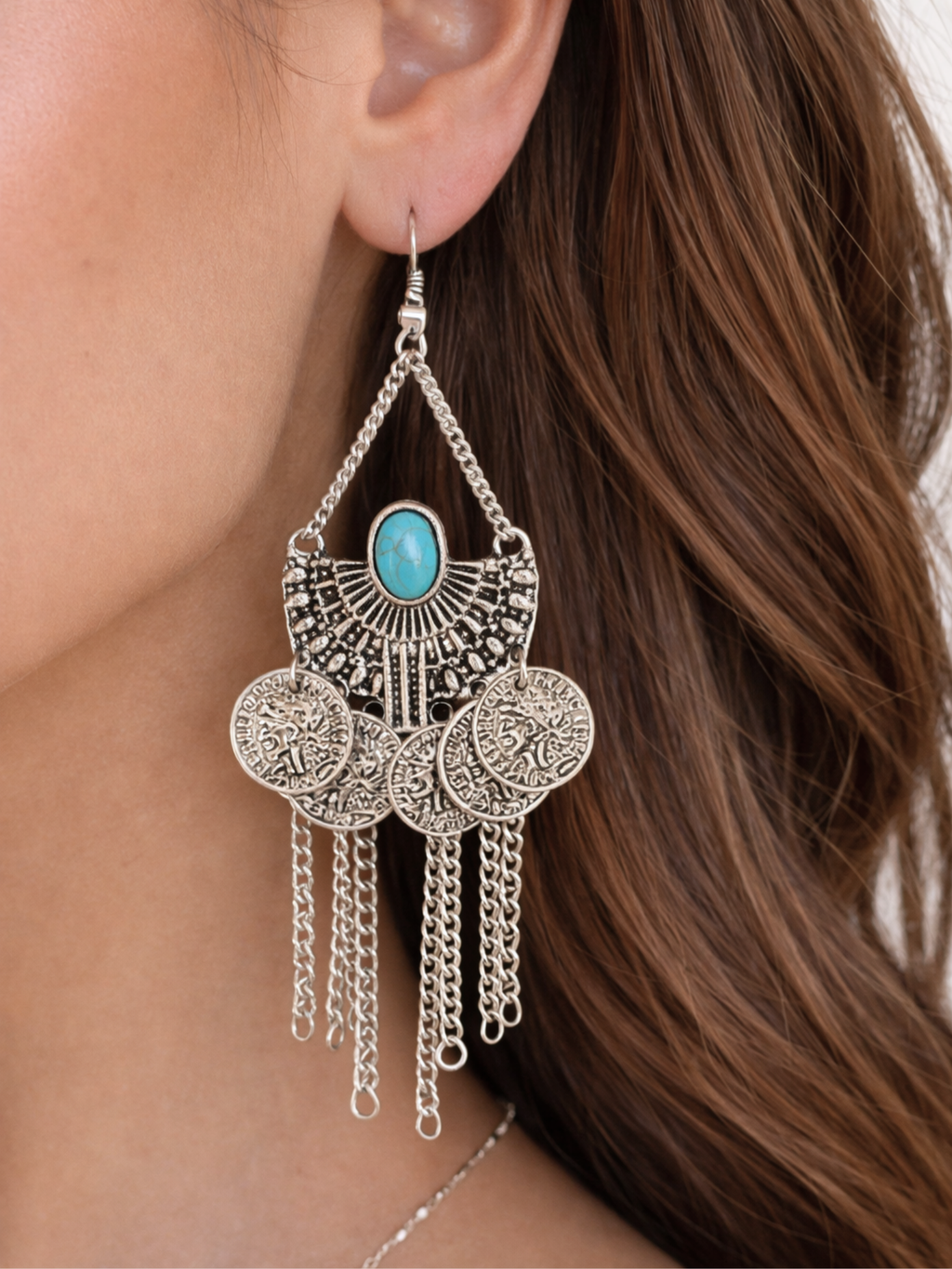 Boucles d'oreilles Argenté