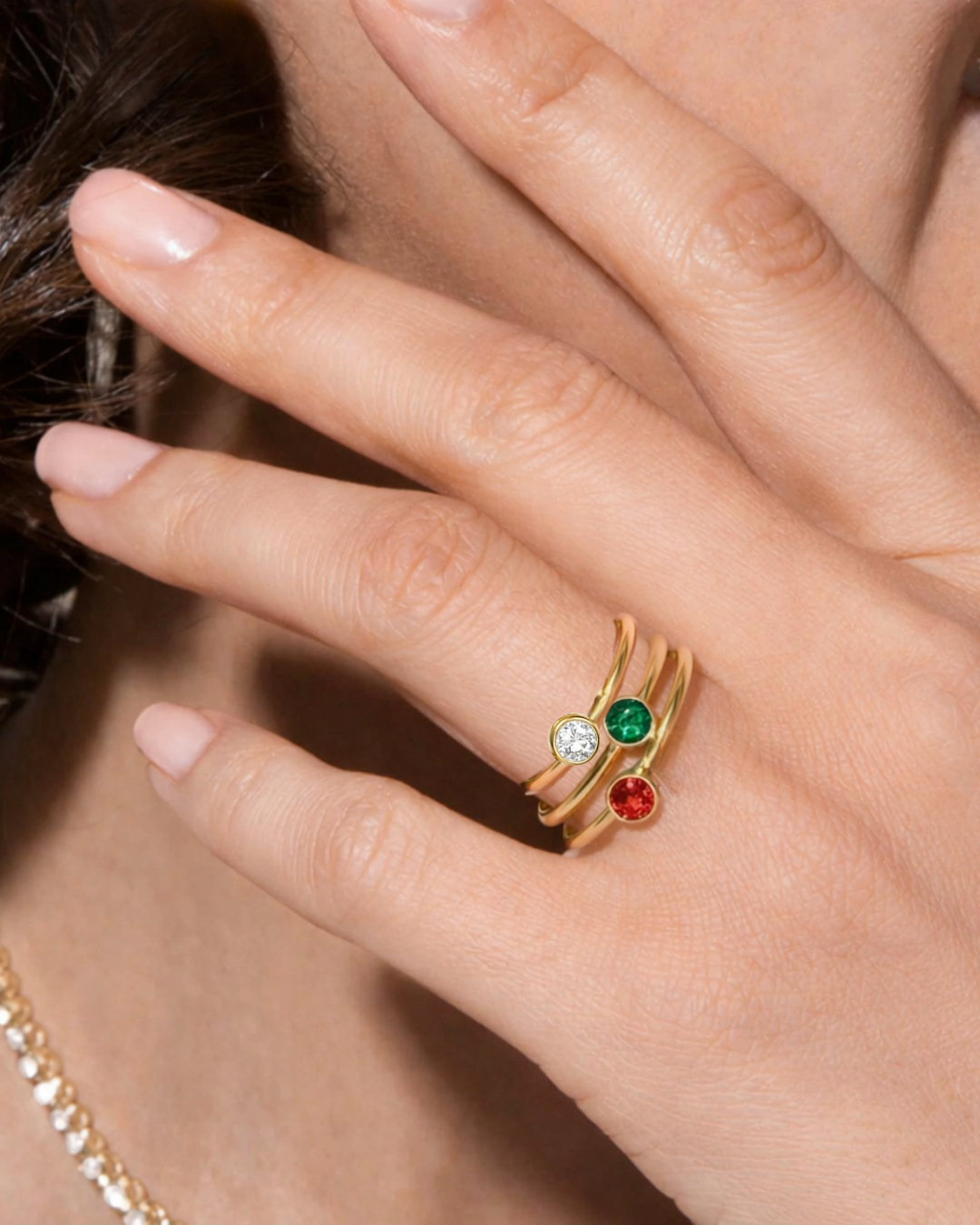 Bague Trio (267 dhs de valeur)