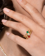 Bague Trio (267 dhs de valeur)