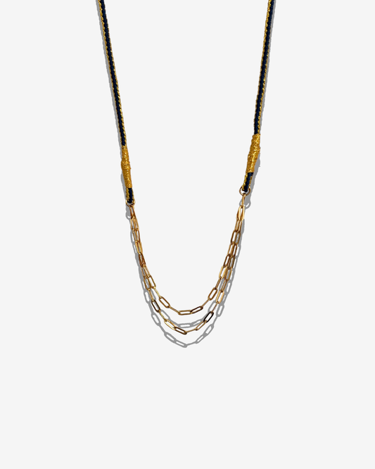 Collier cordon Noor 3 en 1