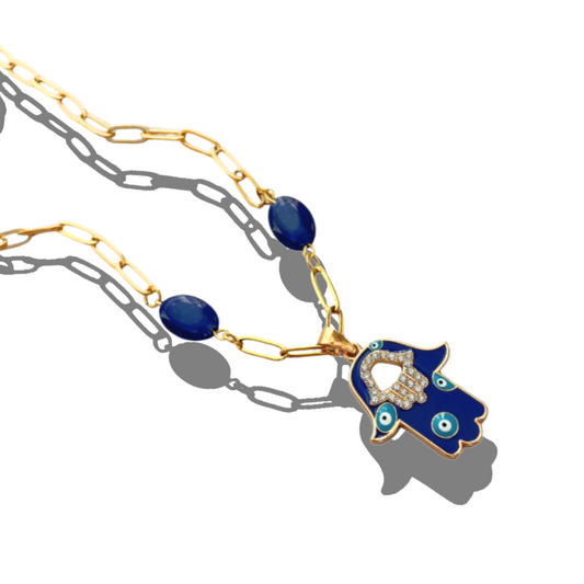 Sautoir/ collier Khmissa