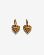 Boucles d'oreilles Cœur doré