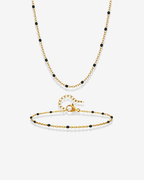 Ensemble Pépite- collier et bracelet