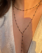 Collier Grand Y -Noir