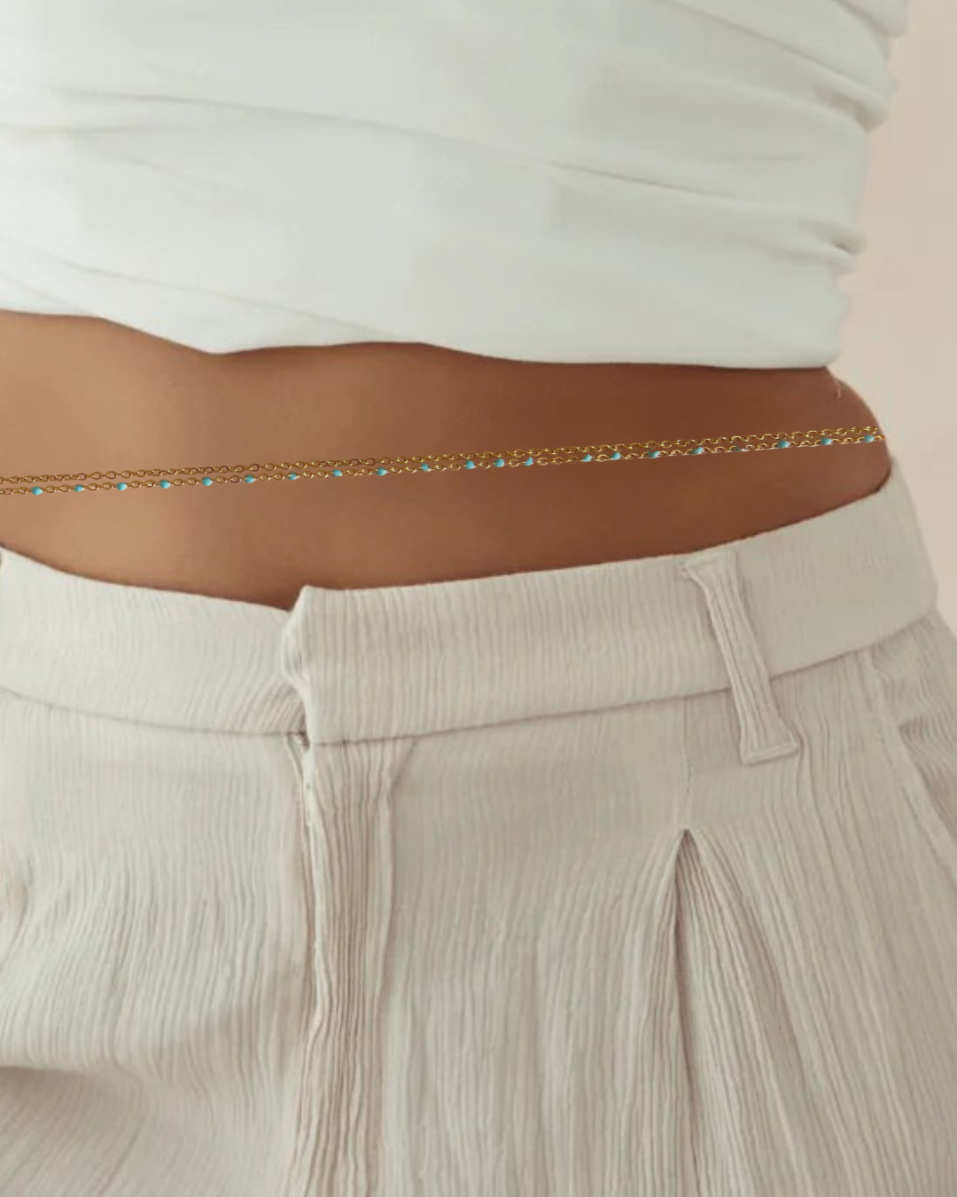 Chaîne de taille Double Pépite