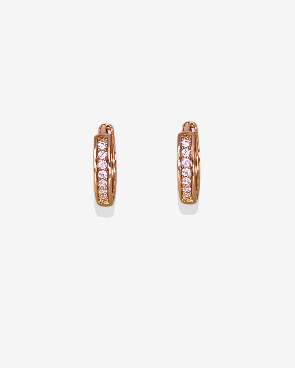 Boucles d'oreilles créole rose gold