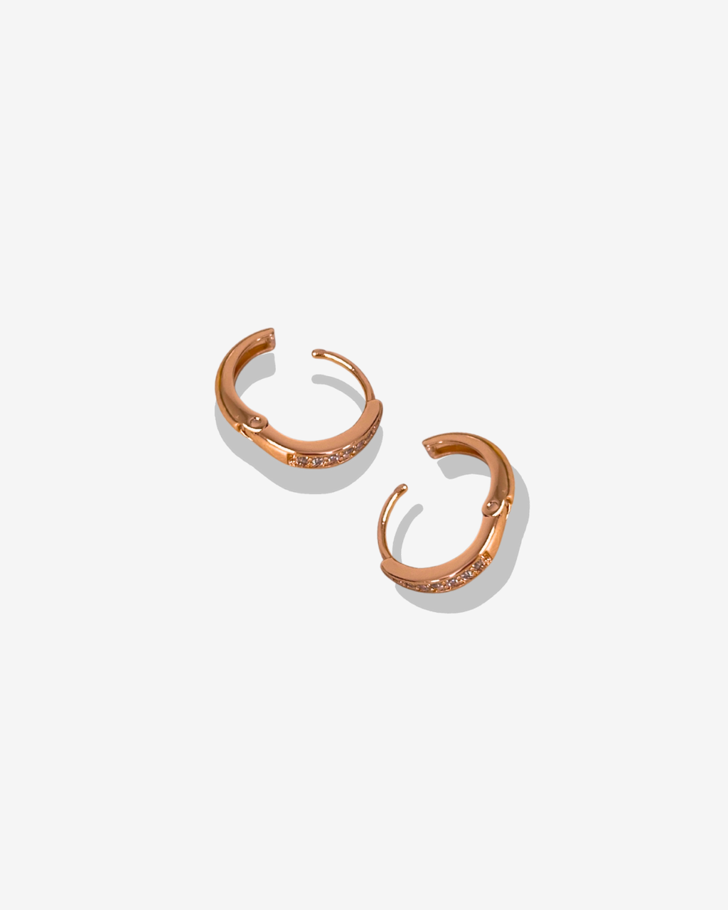 Boucles d'oreilles créole rose gold