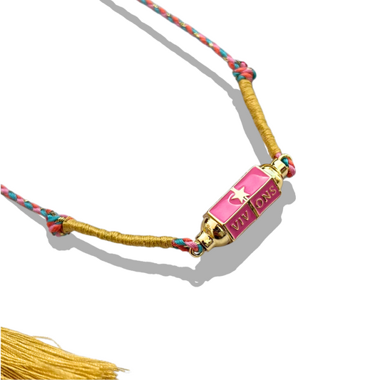 Collier Rose 4 en 1