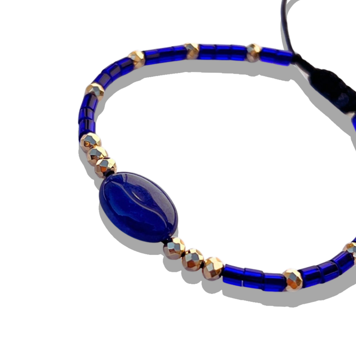 Bracelet ajustable en pierre d'Agate