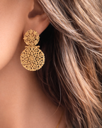 Boucles d'oreilles Bitis Royale
