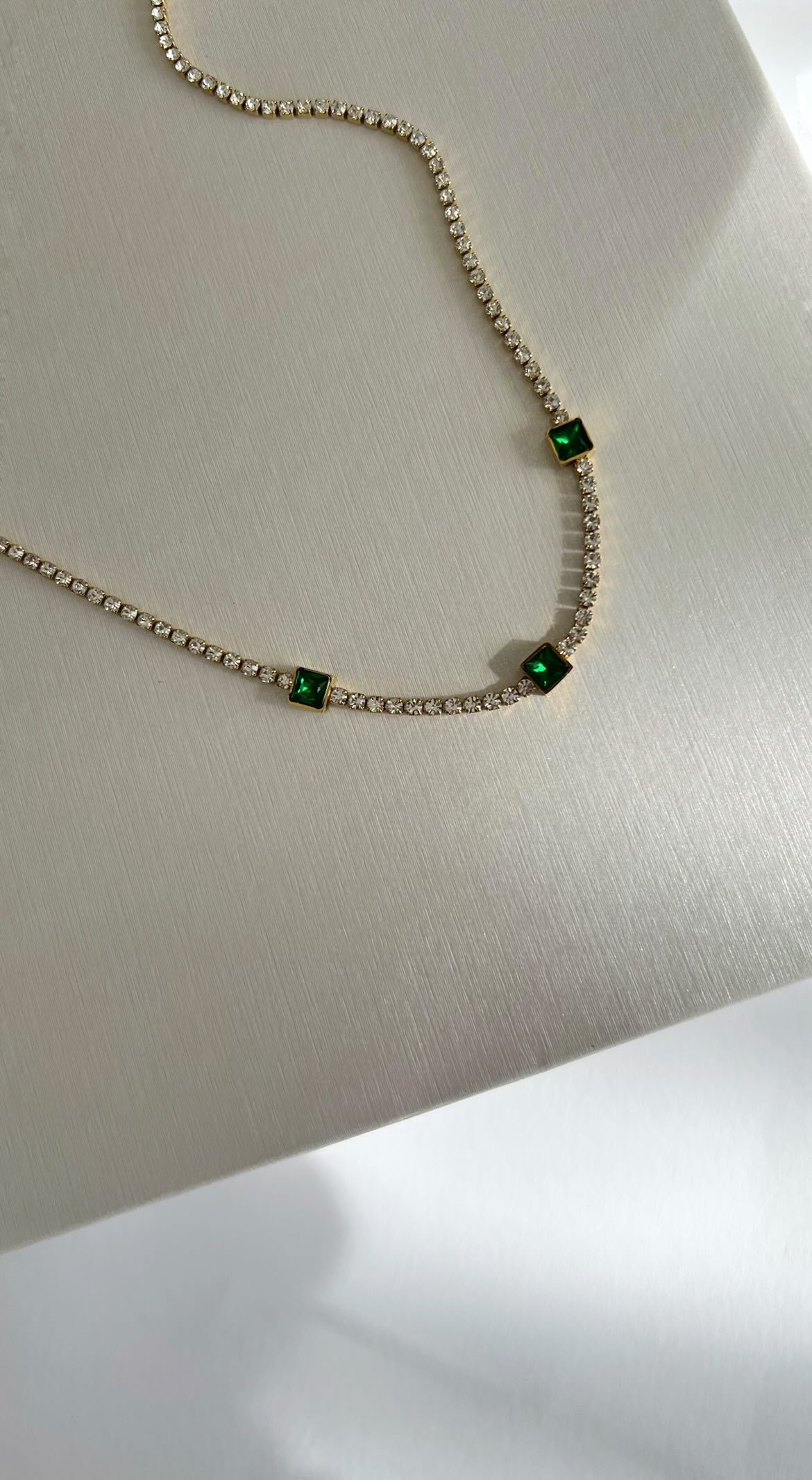 Collier émeraude