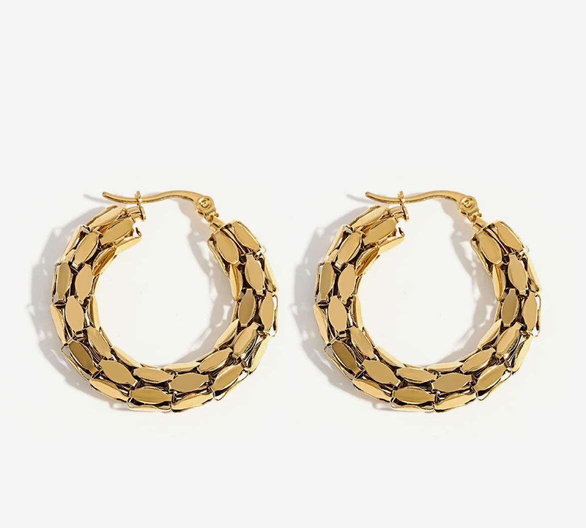 Boucles d'oreilles Golden