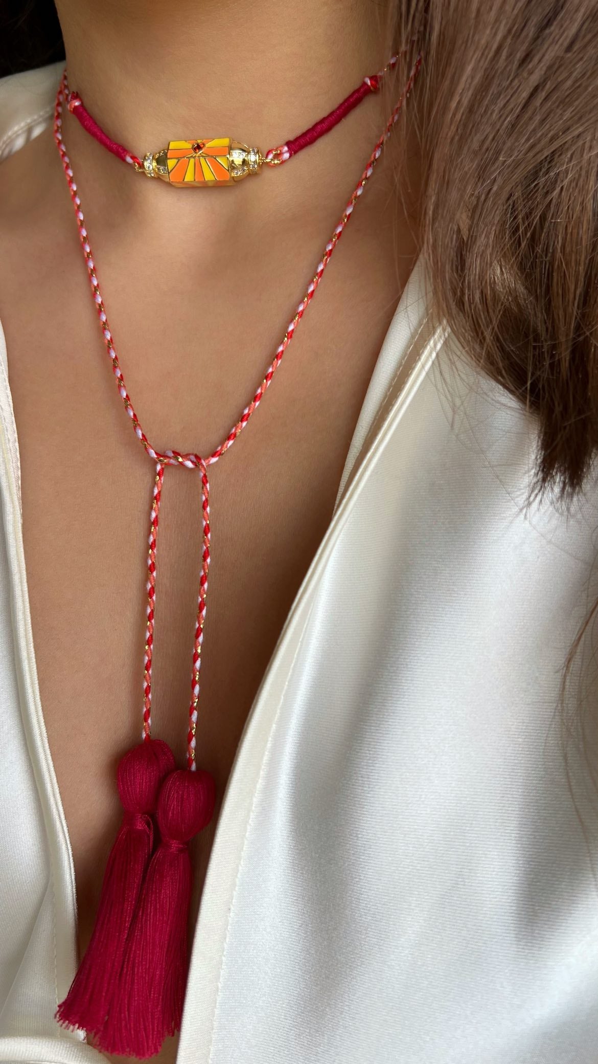 Collier Red 4 en 1