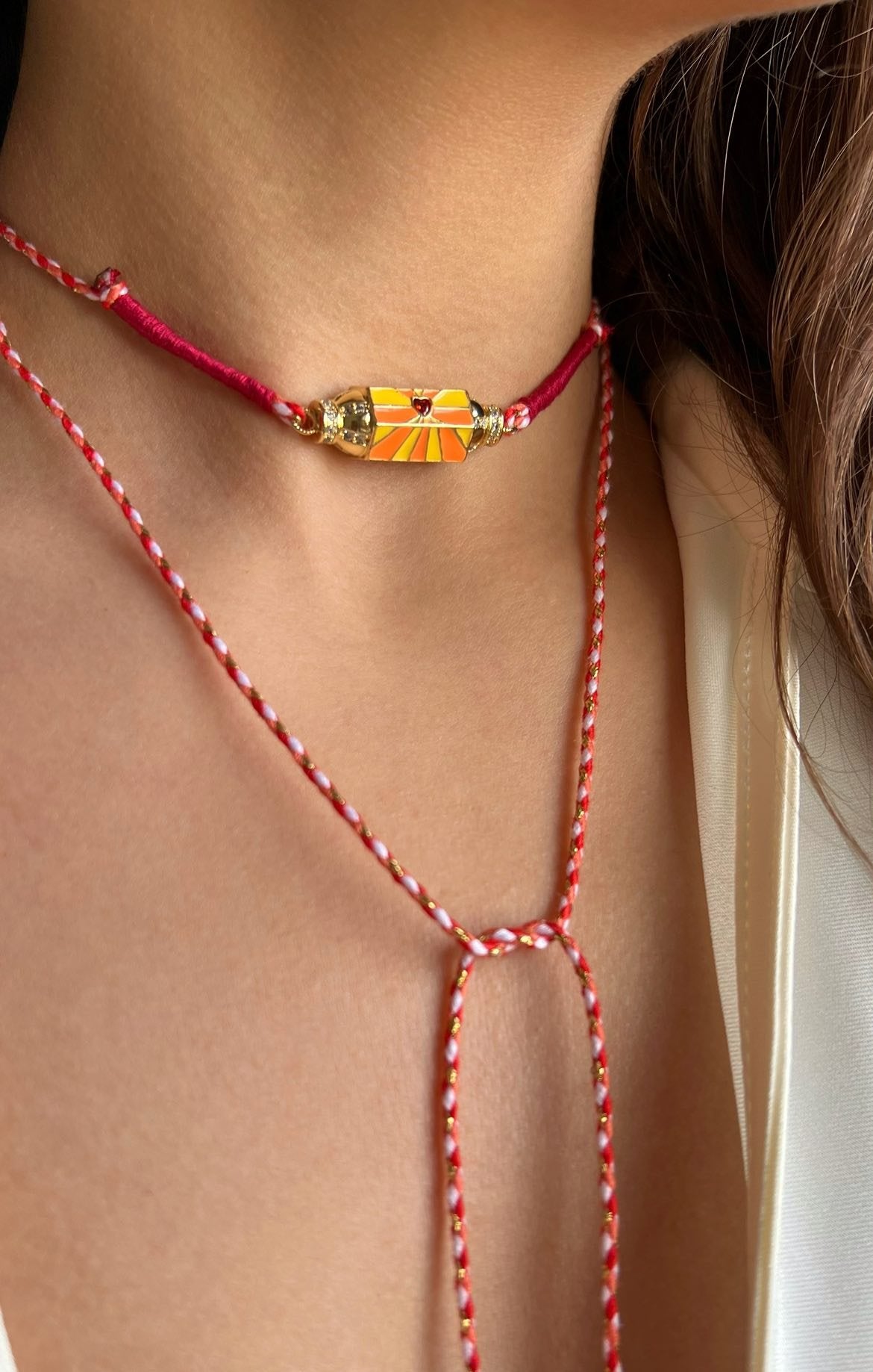 Collier Red 4 en 1
