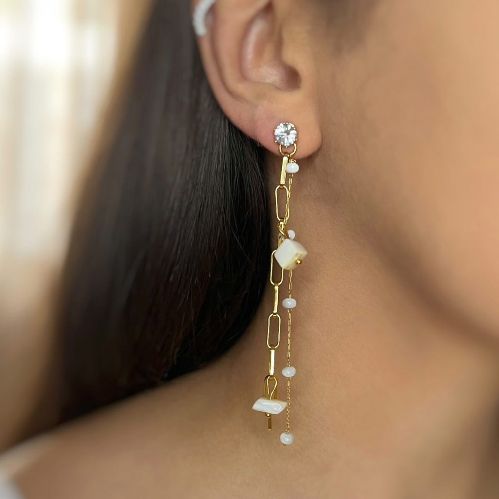 Boucles d'oreilles Nacre