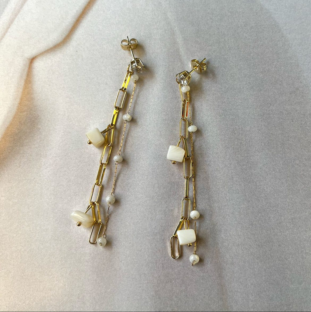 Boucles d'oreilles Nacre