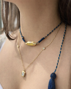 Collier Navy 4 en 1