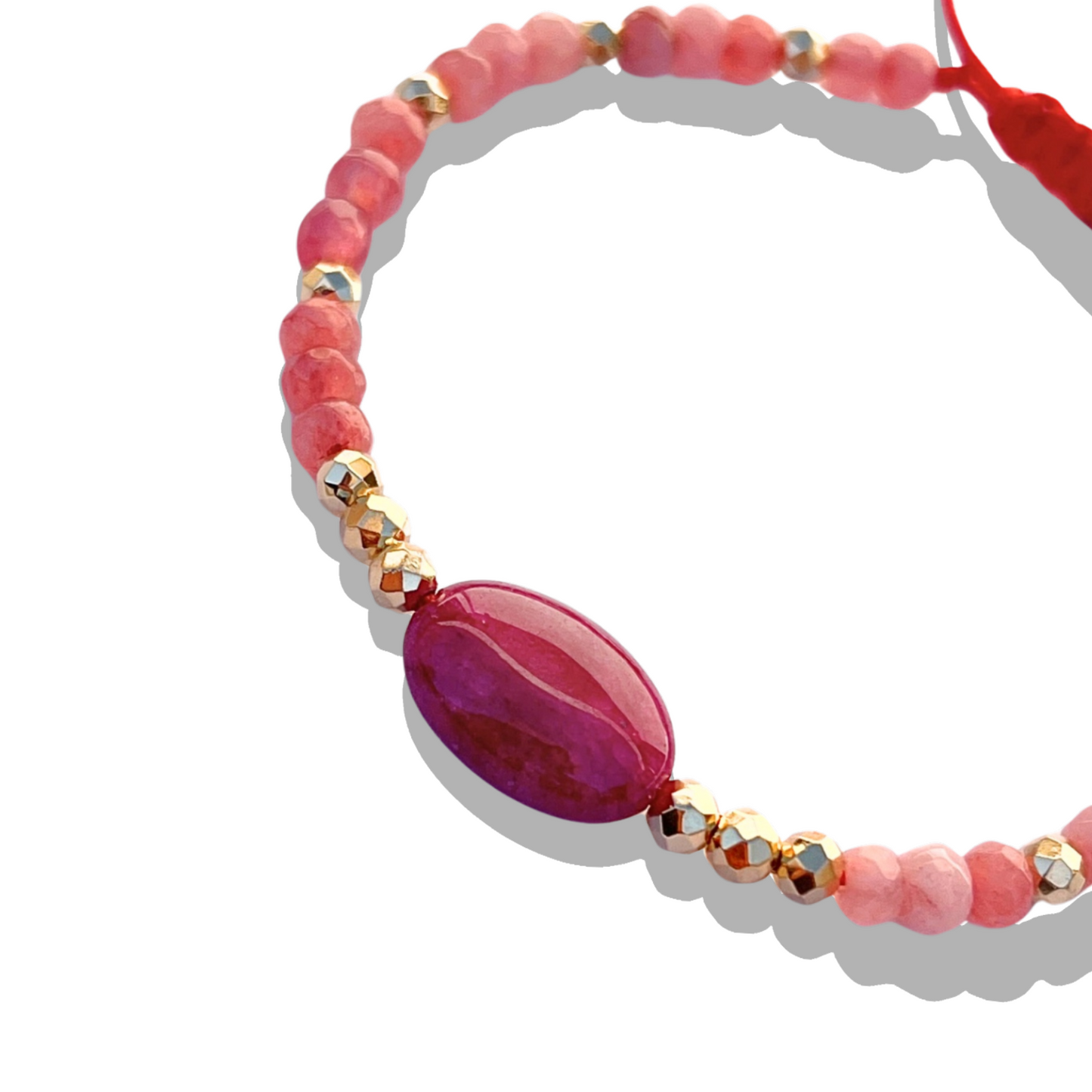 Bracelet ajustable en pierre d'Agate