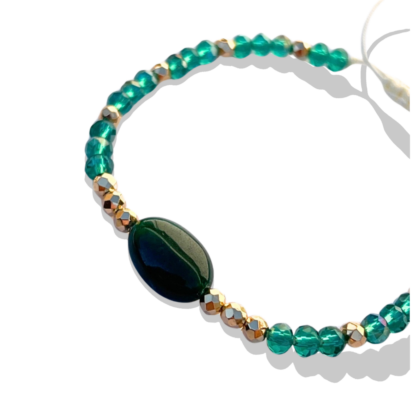 Bracelet ajustable en pierre d'Agate