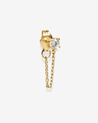 Monoboucle chaîne pendante strass