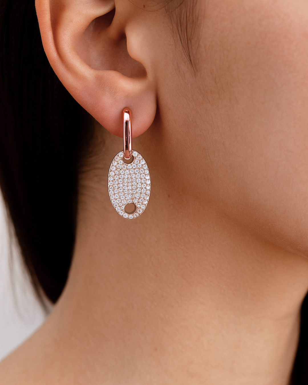 Boucles d'oreilles Ovale