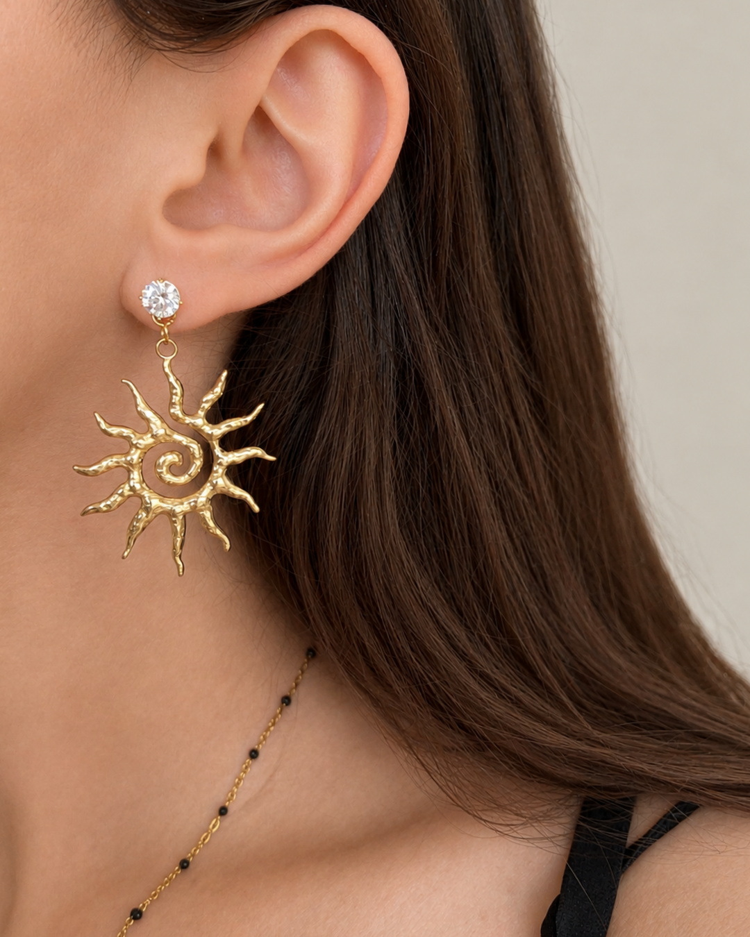 Boucles d'oreilles Soleil