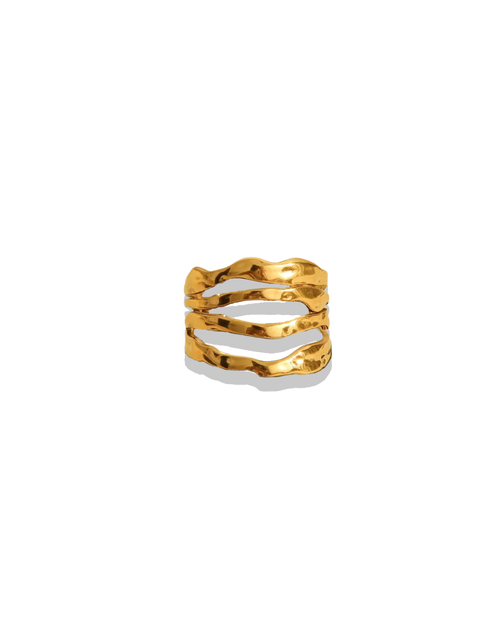 Bague Dune dorée