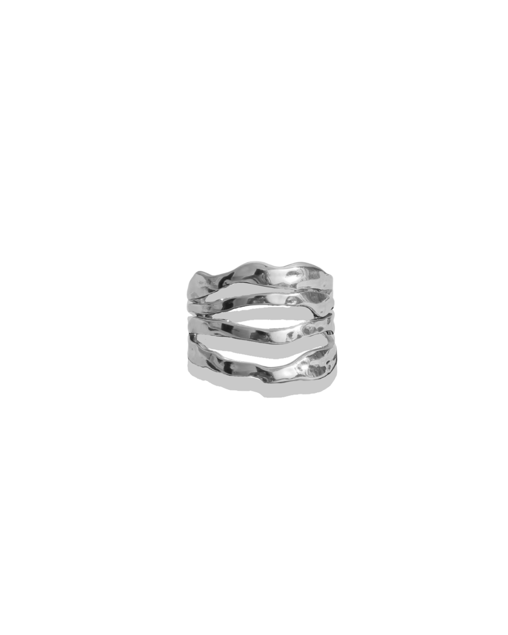 Bague Dune argentée