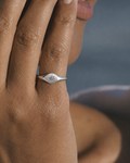 Bague étoile argentée