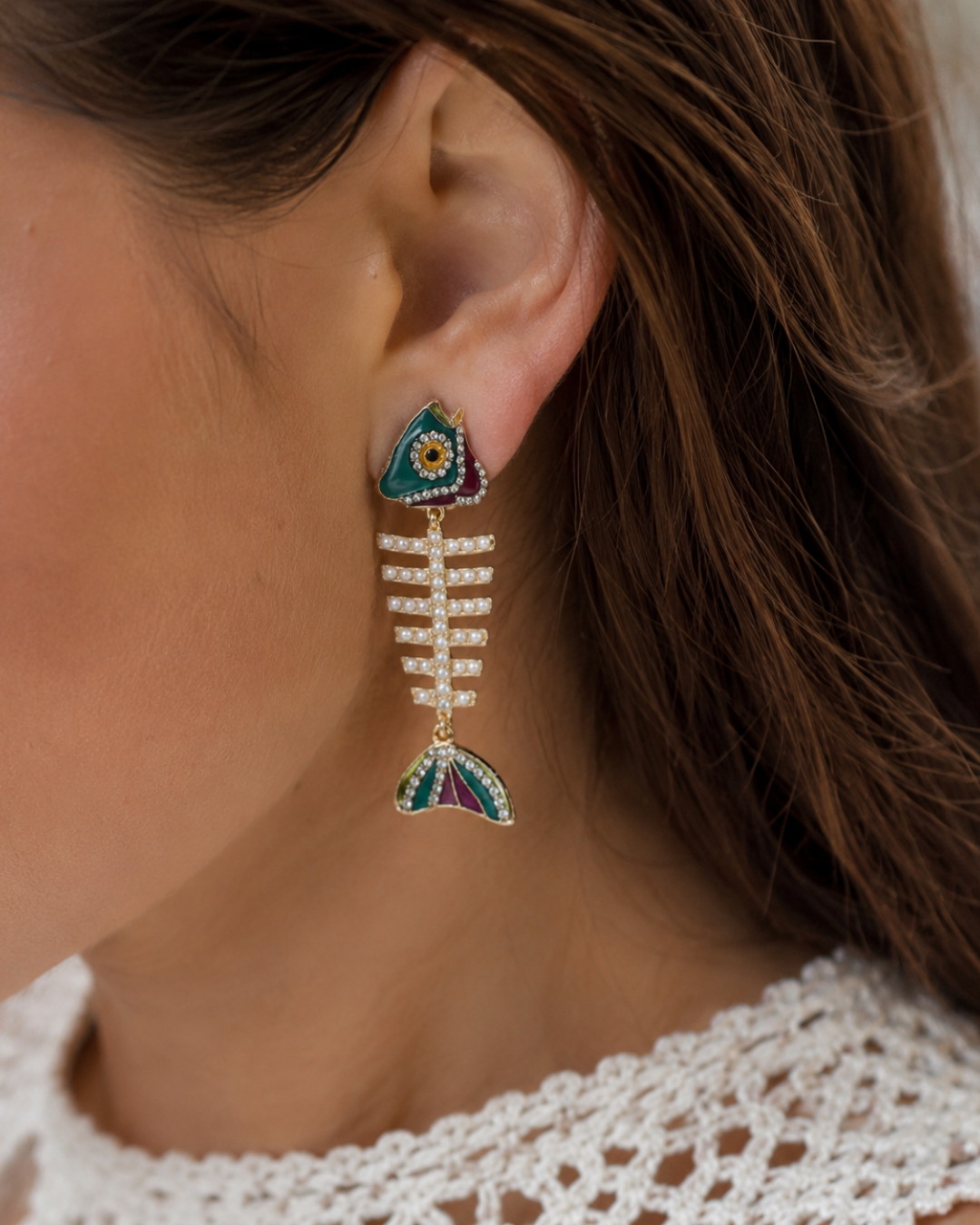 Boucles d'oreilles Aqua Diva