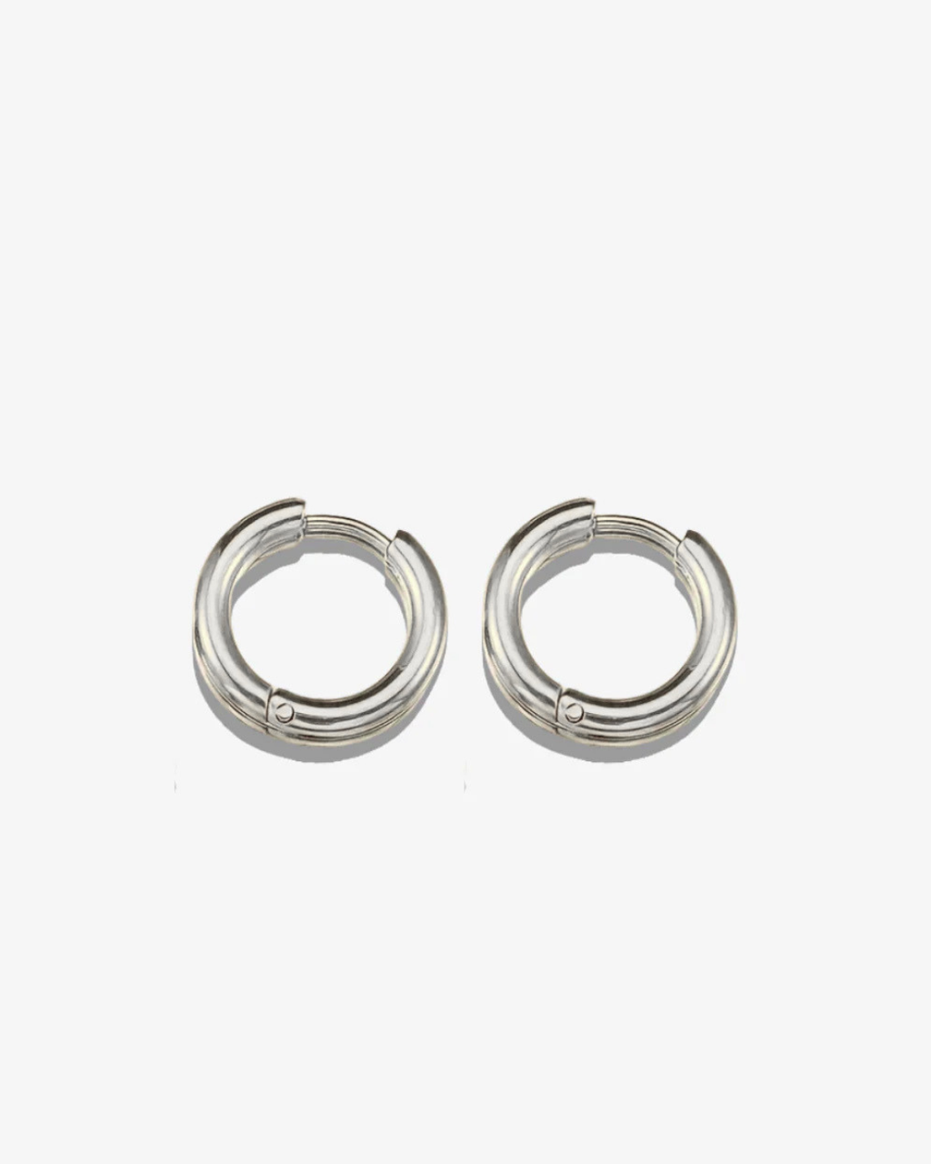 Boucles d'oreilles Créole argentée