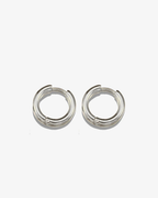Boucles d'oreilles Créole argentée
