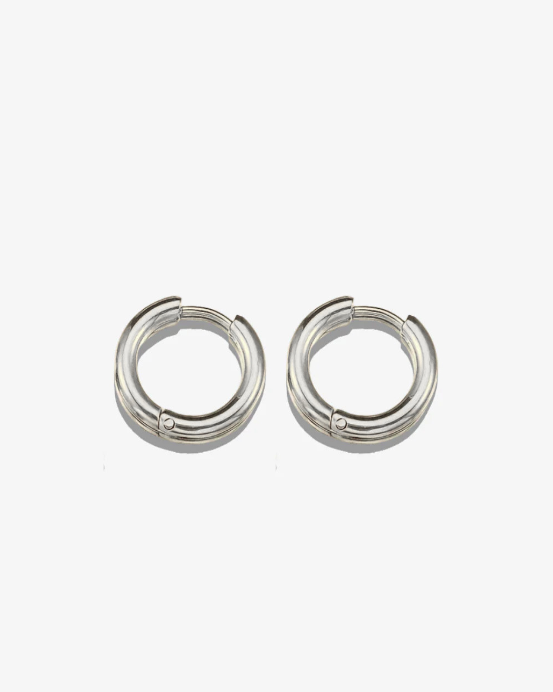 Boucles d'oreilles Créole argentée