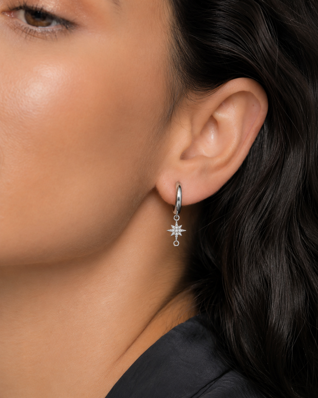 Boucles d'oreilles Créoles Astral