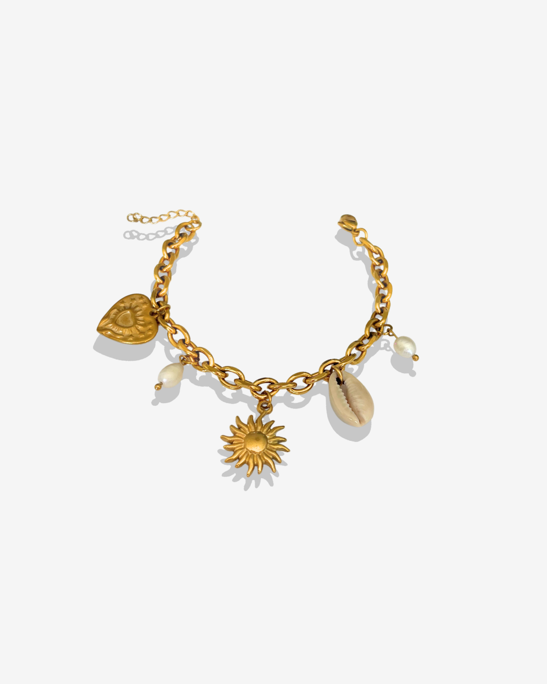 Bracelet Multi-charm doré