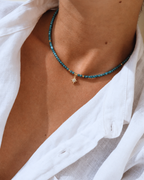 Collier Apatite Bleue