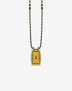 Collier Cordon Vert