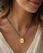 Collier Cordon Vert