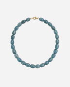 Collier en Agate Bleue