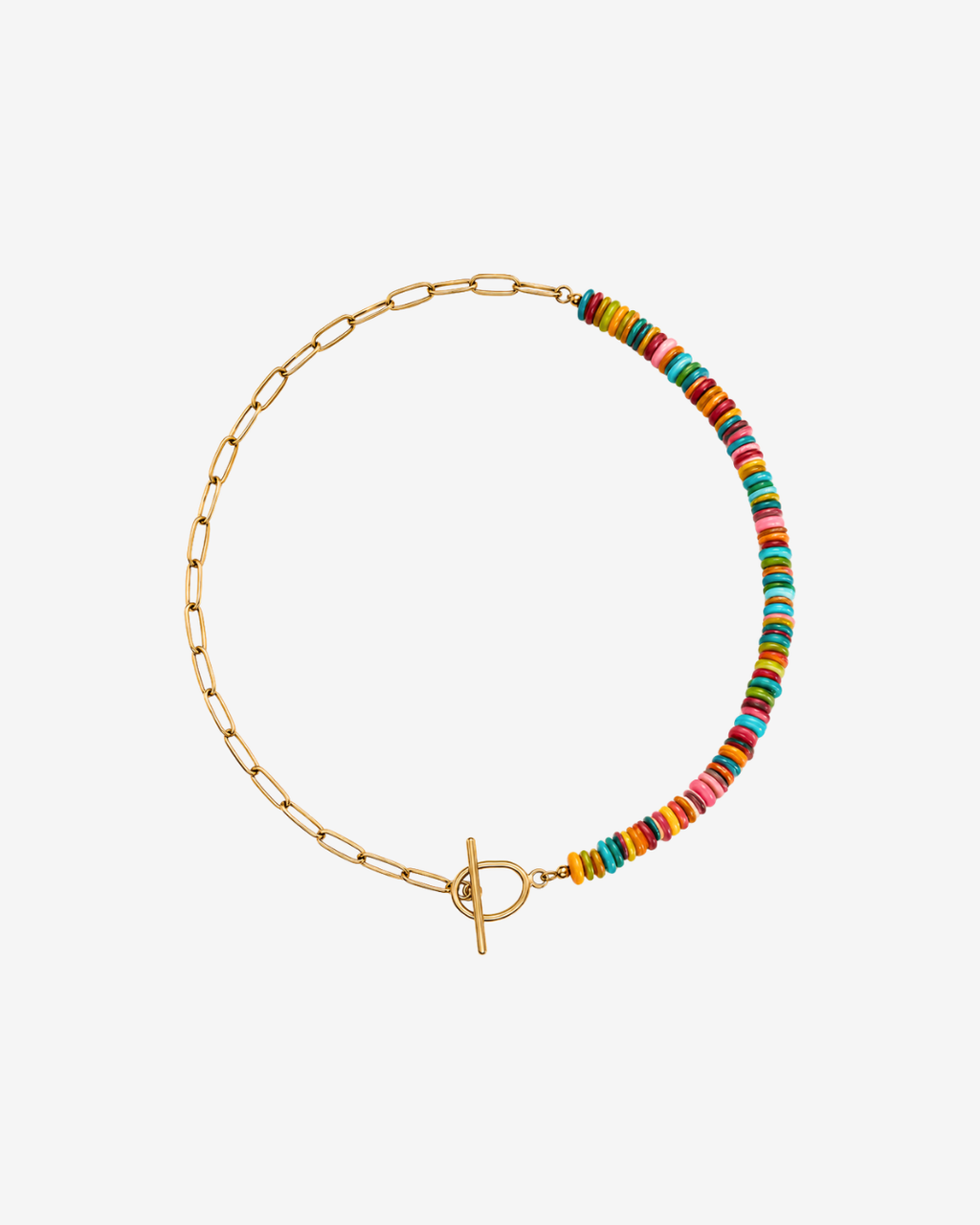 Collier en Nacre Colorée