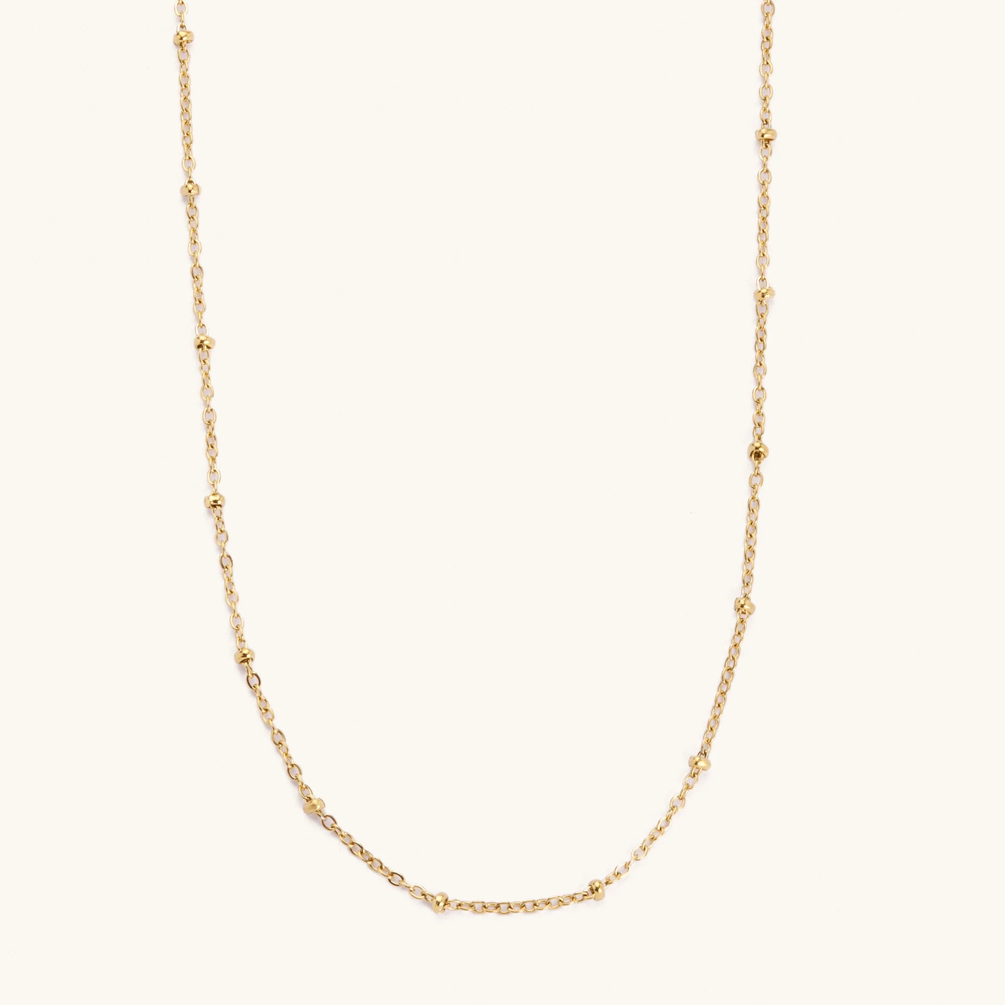 Collier boules dorées