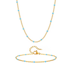 Ensemble Pépite- collier et bracelet