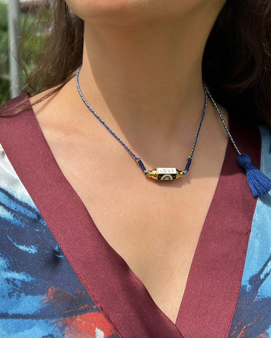 Collier Navy 4 en 1