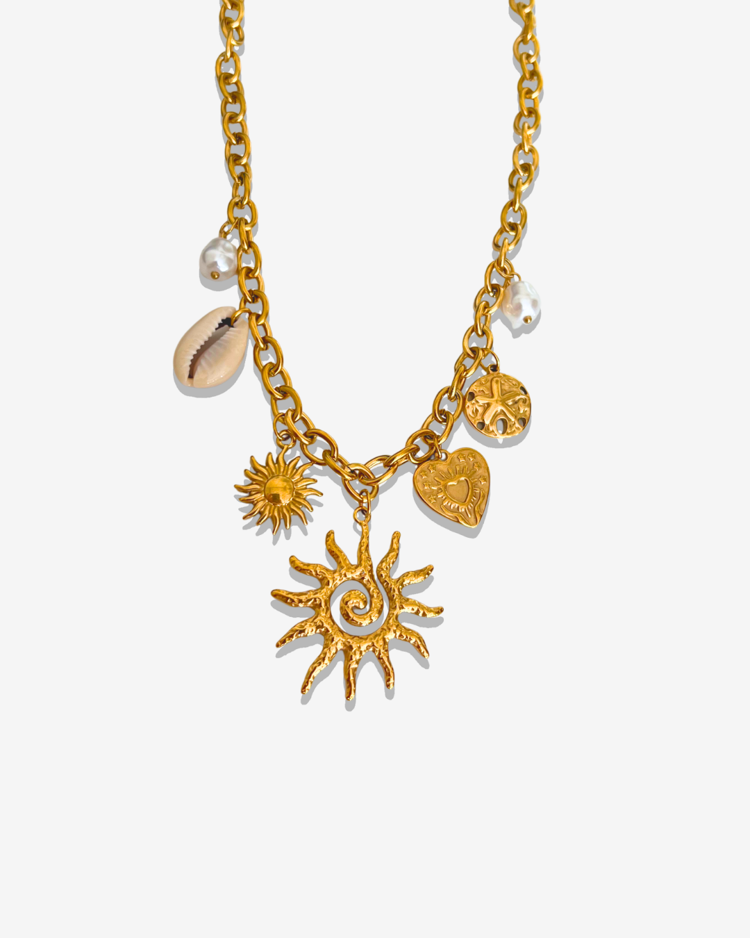 Collier Soleil charm
